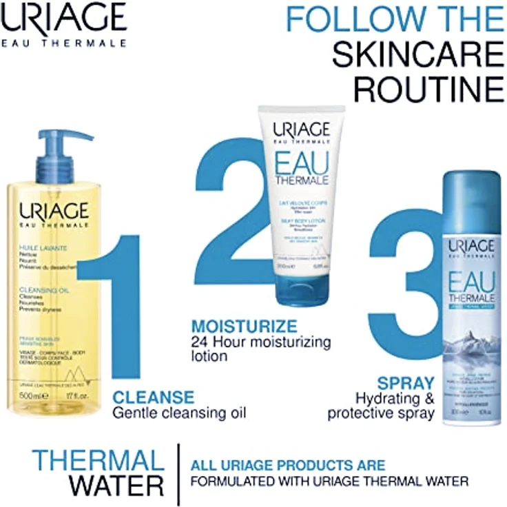 Uriage Huile Lavante Öl Empfindliche Haut 500 ml, Textur: Creme, Wirkung: Anti-Aging – Bild 6