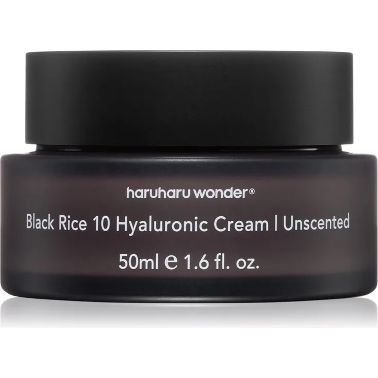Haruharu Wonder Black Rice 10 Hyaluronic, tiefenwirksame Gesichtscreme für alle Hauttypen, 50 ml, spendet intensiv Feuchtigkeit und verbessert die Hauttextur