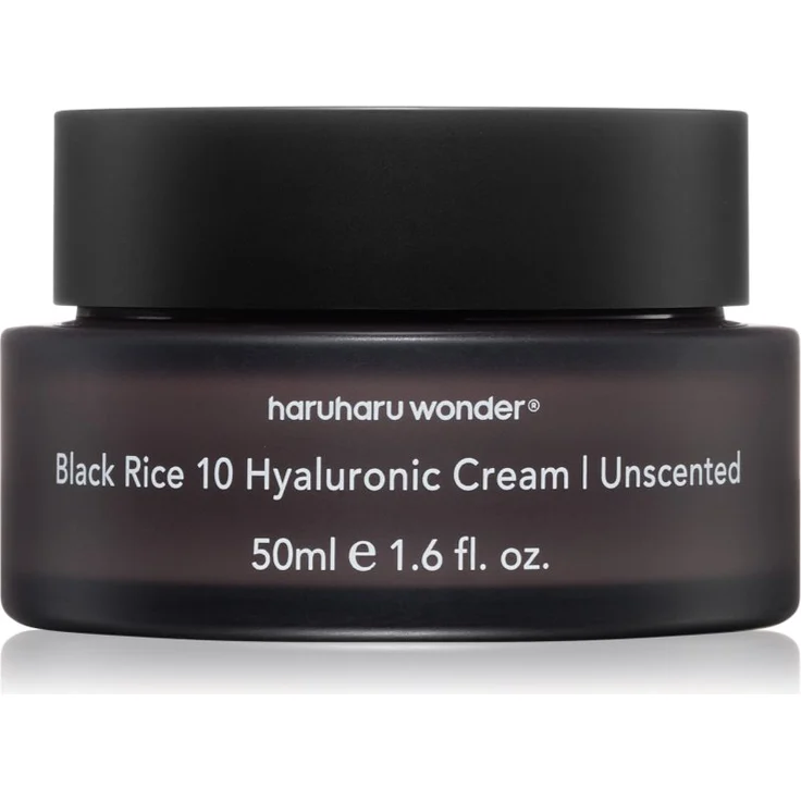 Haruharu Wonder Black Rice 10 Hyaluronic, tiefenwirksame Gesichtscreme für alle Hauttypen, 50 ml, spendet intensiv Feuchtigkeit und verbessert die Hauttextur