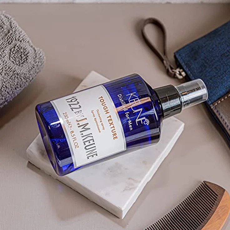 KEUNE 1922 Distillied for Men Tough Texture, Thickening Spray mit mittlerem Halt und mattem Finish, 250 ml – Bild 4