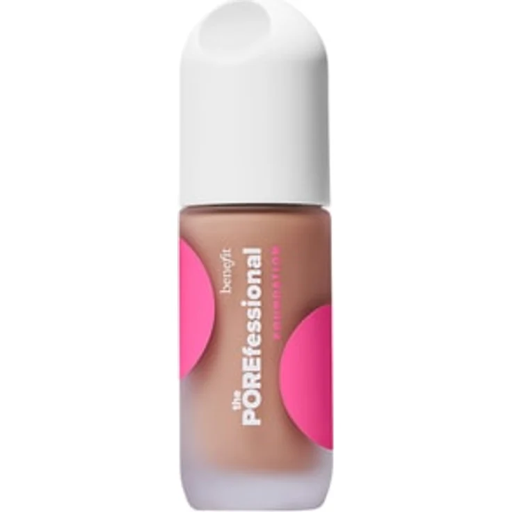 Benefit Cosmetics POREfessional Foundation, Flüssige Foundation mit mittlerer Deckkraft, mattes Finish, wasserresistent, Niacinamid, 30 ml