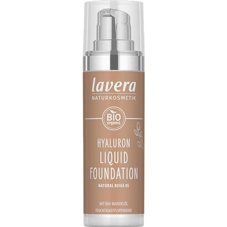 Lavera Hyaluron Liquid Foundation 30 ml Nr. 05 - Natural Beige – Bild 2