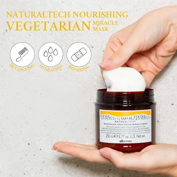 Davines Naturaltech Nourishing Vegetarian Miracle Mask 250 ml – Bild 3