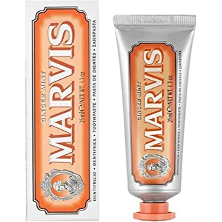Marvis Mini Ginger Mint 25 ml, mit Ingwer-Minz-Geschmack, für saubere & gesunde Zähne – Bild 2