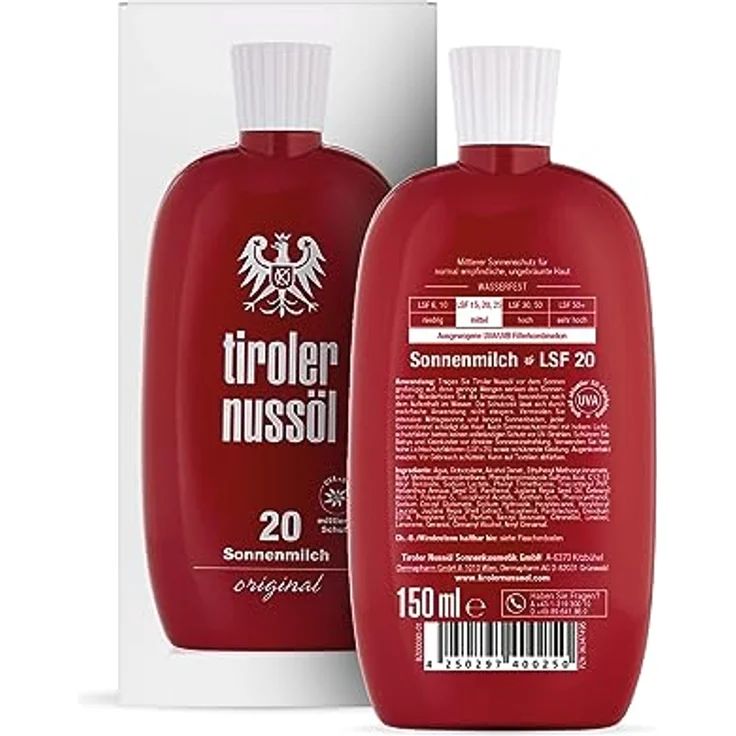 Tiroler Nussöl Original Sonnenmilch LSF20 150 ml – Bild 5