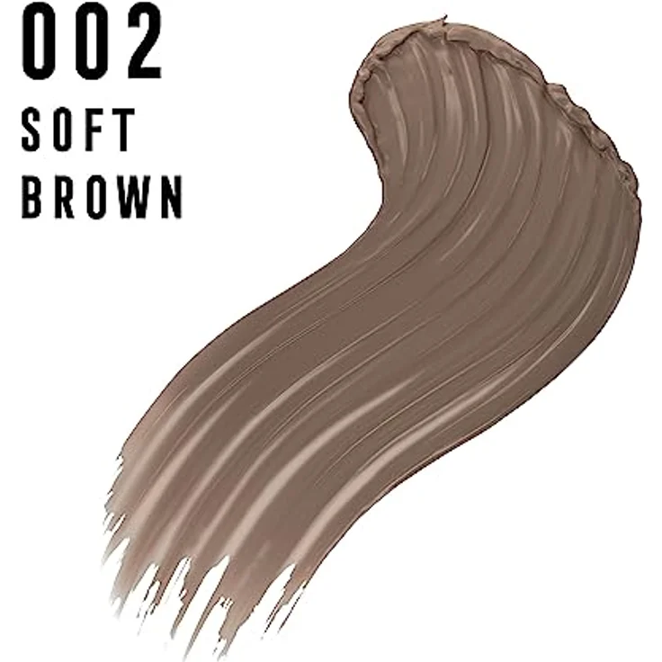 Max Factor 2000 Calorie Volumising Brow Sculpt Gel, Long-Lating, Plumped & Fuller-Looking Brows, Waterproof, Smudge-Proof, Shapes & Intensifies, 002 Soft Brown, 4.5 ml – Bild 2
