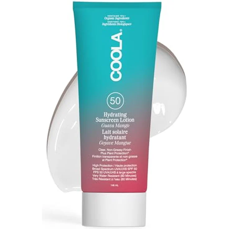 COOLA Classic Body Sunscreen Lotion SPF 50, Guava Mango, 148ml - Natürlicher Guava-Mango-Duft, Breitspektrum-LSF 50 UVA/UVB-Schutz, 80 Minuten wasserfest – Bild 6