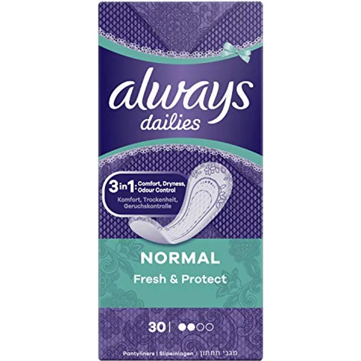 Always Slipeinlage Damenbinden Fresh Protect Normal 30 Stück - Preisvergleich – Bild 2