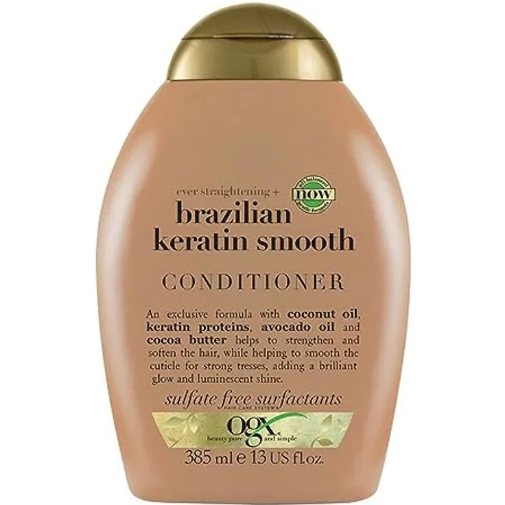 OGX Brazilian Keratin Smooth Conditioner, 385ml (1er Pack)