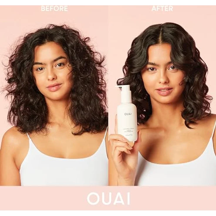 Ouai Anti-Frizz Crème, Stylingcreme für Damen mit Hitzeschutz bis 232 °C, 177 ml – Bild 3