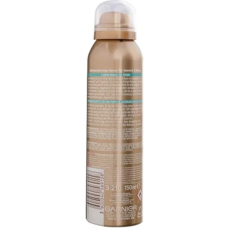 Garnier AMBRE SOLAIRE Natural Bronzer Selbstbräunungsspray 150 ml – Bild 2