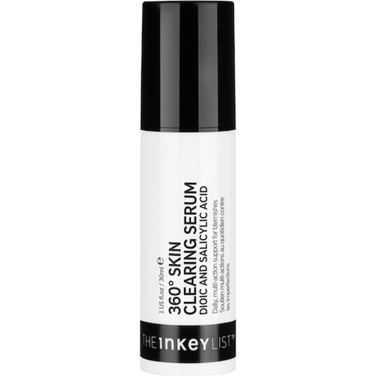 The INKEY List 360° Skin Clearing Serum Reinigungsgel, Gesichtsreinigung mit 1 % Dioic Acid und 2 % Salicylsäure, 30 ml