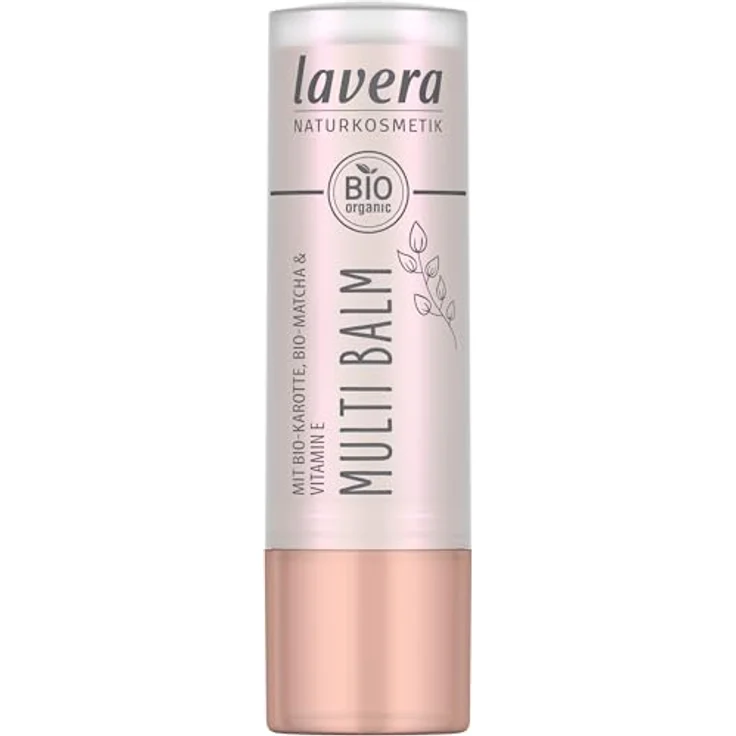 lavera Multi Balm Blister Sundown Gold 03, Vegan & Naturkosmetik für Augen, Lippen & Wangen, Frischer Glow, Müheloses Verblenden – Bild 1