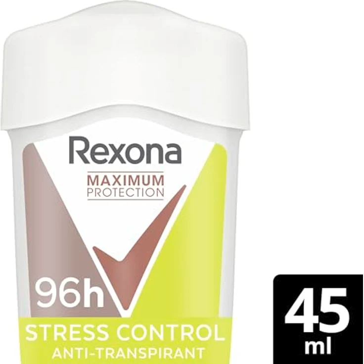 Rexona Maximum Protection Anti-Transpirant Cremestick für langanhaltende Frische Stress Control 48-Stunden-Schutz 45 ml – Bild 3