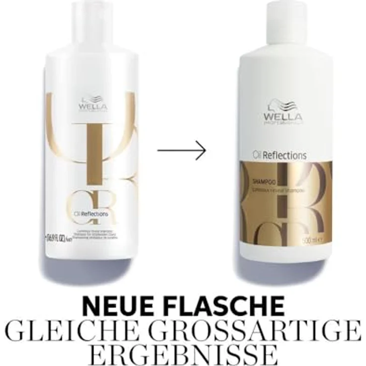 Wella Professionals Oil Reflections, hydratisierendes Shampoo für glänzendes und geschmeidiges Haar, 500 ml, spendet Feuchtigkeit und reinigt sanft – Bild 3
