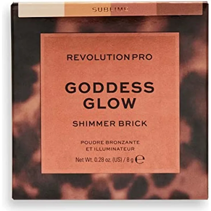 REVOLUTION Goddess Glow Shimmer Brick Highlighter 8 g Afterglow