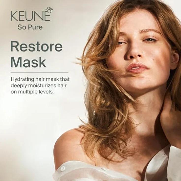 Keune SoPure Restore Mask, 300ml, intensive Feuchtigkeitspflege mit Kaktusfeigen-Extrakt – Bild 2