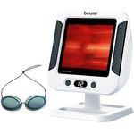 BEURER Infrarot-Wärmestrahler IL 60, 300 Watt, mit UV-Blocker und Überhitzungsschutz zur Linderung von Erkältungen und Muskelverspannungen