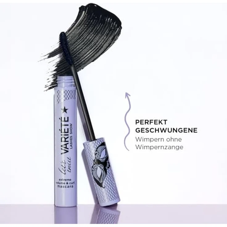 EVELINE Cosmetics Variété Let's Twist, volumisierende Wimperntusche mit intensiver Farbe, 10ml – Bild 6
