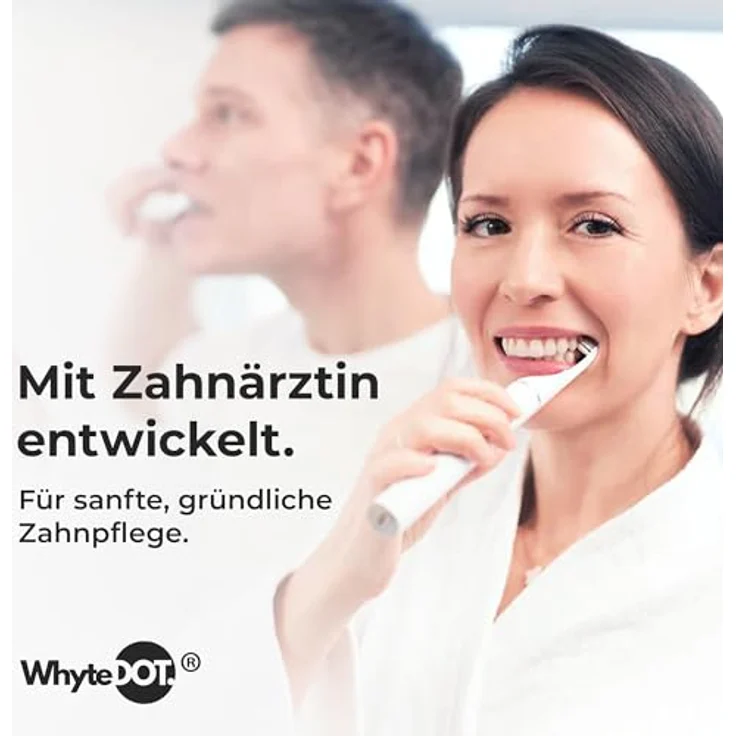 WhyteDOT® Premium Schallzahnbürste – sanft & effektiv, Aluminiumgehäuse, 72.000 Vibrationen/Min., UV-Reiseetui, bis zu 6 Wochen Akkulaufzeit – Bild 5