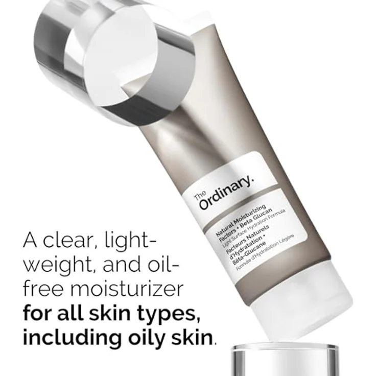 The Ordinary Natural Moisturizing Factors + Beta Glucan, leichte Gesichtscreme mit Geltextur, 30ml, ölfrei, silikonfrei – Bild 2
