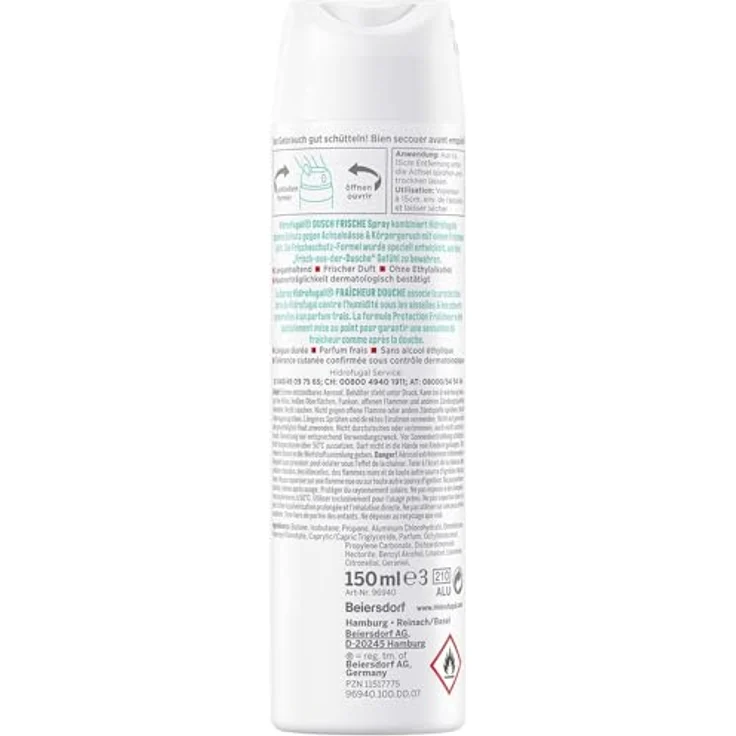 Hidrofugal Duschfrische Spray 150 ml – Bild 5