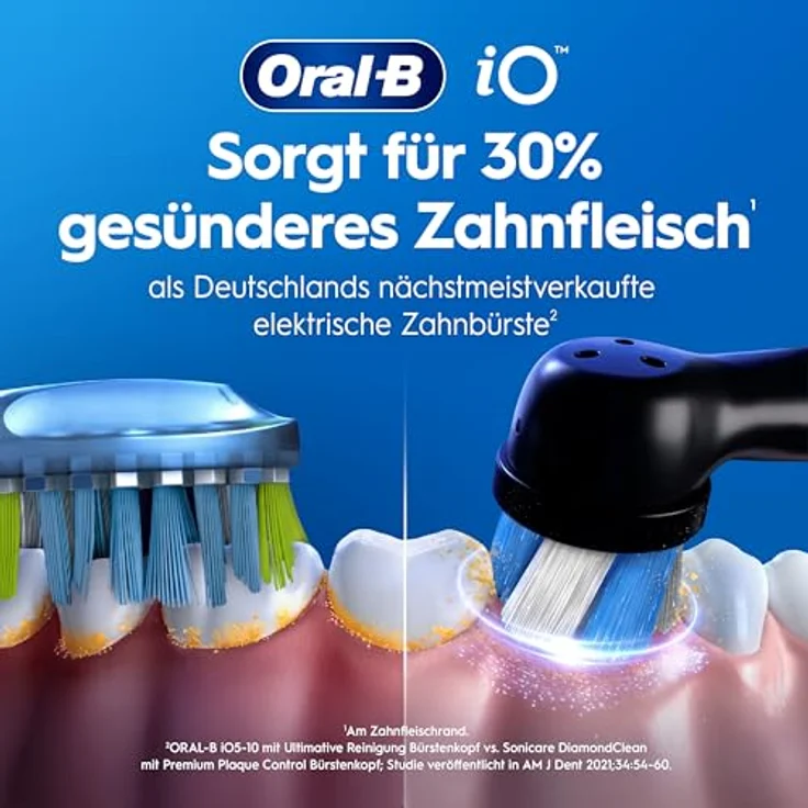 Braun Oral-B iO Series 3 Plus Edition Doppelpack Elektrische Zahnbürste mit 4 Aufsteckbürsten, 3 Putzmodi, Schwarz und Pink – Bild 9