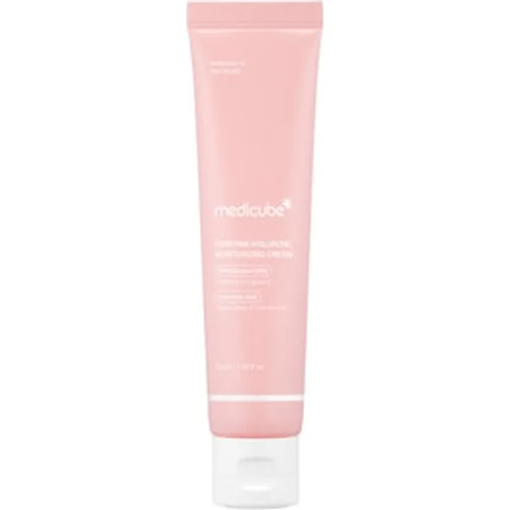 Medicube PDRN Pink Hyaluronic Moisturizing Cream, Gesichtscreme mit Lachs-DNA, reduziert Narben und ungleichmäßigen Hautton, 50 ml