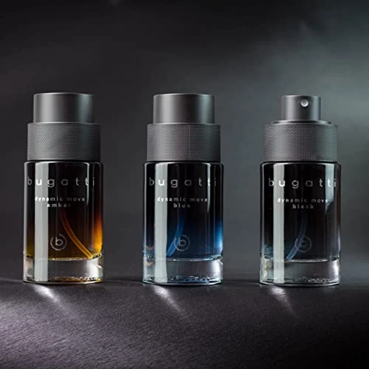 bugatti Parfüm Herren Dynamic Move Black 100ml I Orientalisch-holziges Eau de Toilette Herren I sinnlich-starke Kombination aus Kaschmirholz, Moschus & Litschi I fruchtig, frisch & holzig-warm – Bild 3