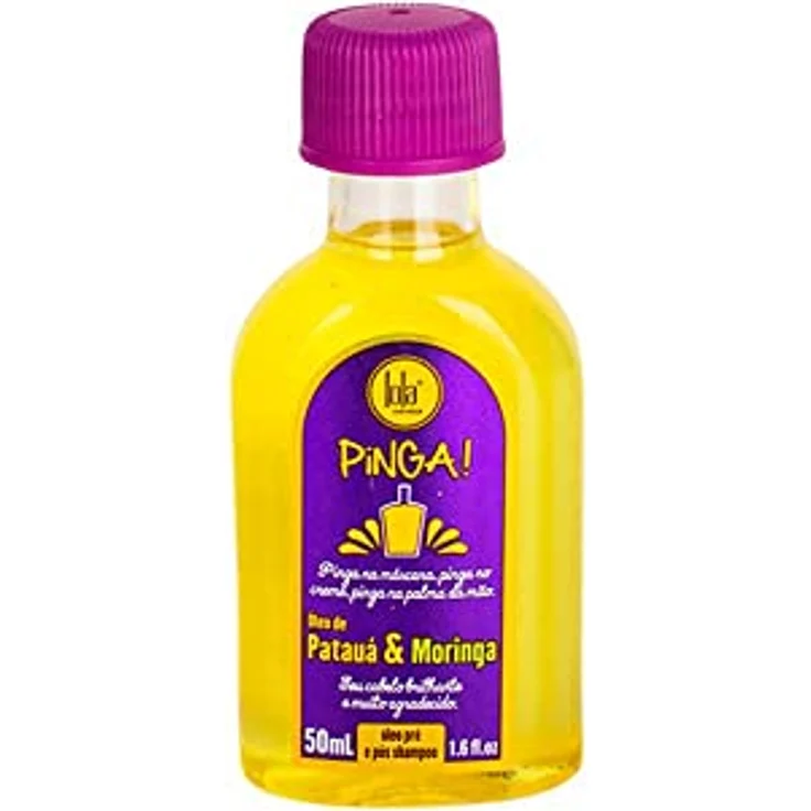 Lola Cosmetics Haaröl PINGA mit Patatuá und Moringa, Unisex, 50ML - Nährstoffreiche Feuchtigkeit und Schutz für seidiges Haar, vegan und nachhaltig – Bild 1