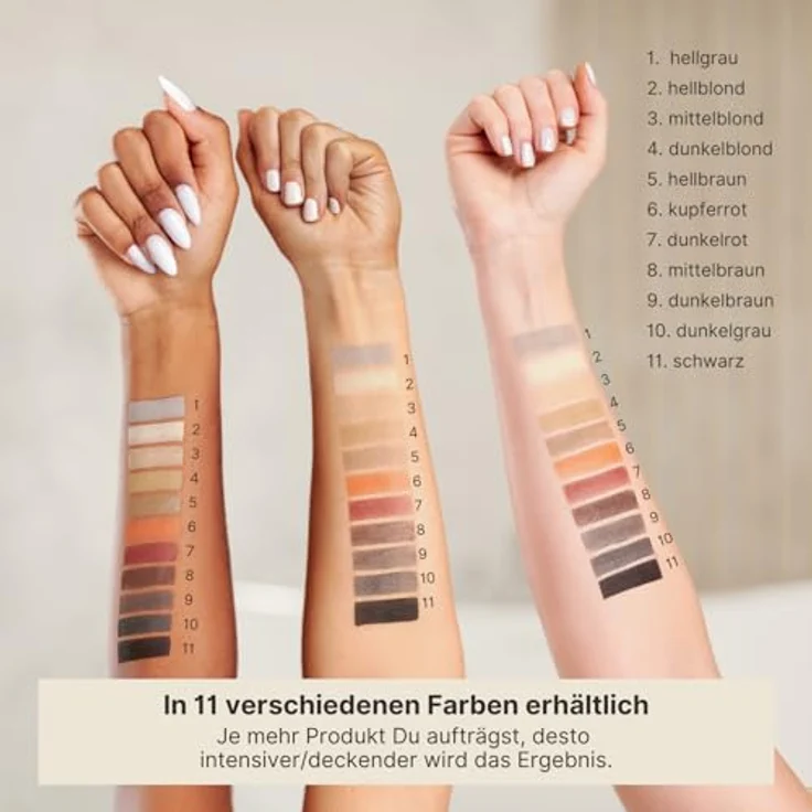 Imperio Hair Concealer Powder, Haarfärbemittel für dichteres Haar, 4g - Light Grey – Bild 10