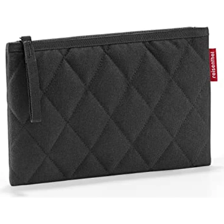 Reisenthel Kosmetiktasche case 1 dots LR7009, Ordnungshelfer für Kosmetik und Kleinigkeiten, wasserabweisend, Rhombus Black, 23 cm – Bild 4