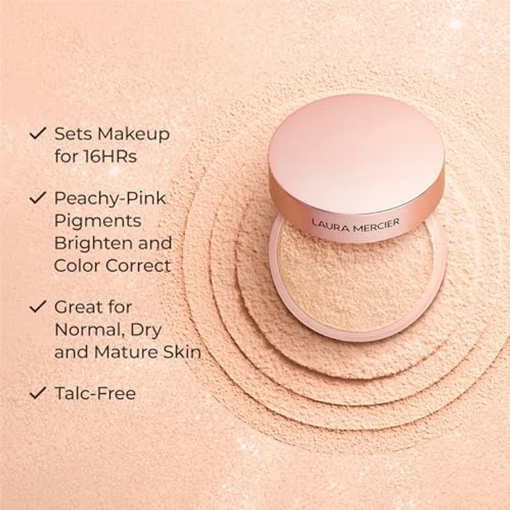Laura Mercier Translucent Loose Setting Powder Ultra-Blur, 20 g, mattierende Puderformel mit Feuchtigkeitsspendender Hyaluronsäure – Bild 5