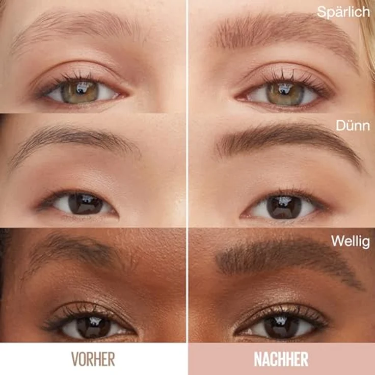 MAYBELLINE NEW YORK Super Fluff Mousse, Augenbrauen-Gel in 260 Deep Brown, 5 ml, für gepflegte und definierte Augenbrauen – Bild 5