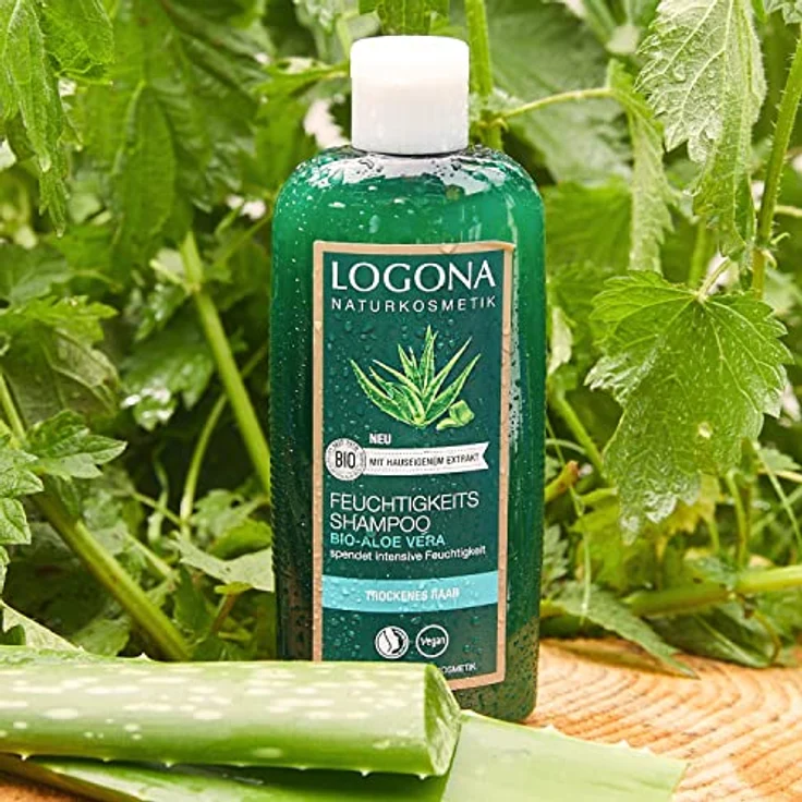 Logona Feuchtigkeits-Shampoo Bio-Aloe-Vera 250 ml – Bild 3