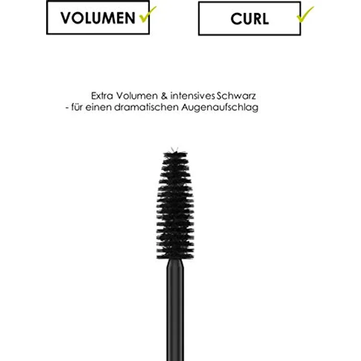 Sante Volume Sensation Wimperntusche 01 Black 12 ml  – Bild 4