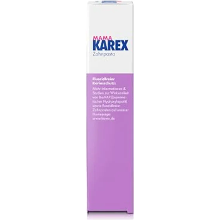 Karex Mama KAREX Zahnpasta - 75 ml - Kariesschutz für werdende und stillende Mütter, ohne Fluorid, sanfte Formel mit BioHAP – Bild 4