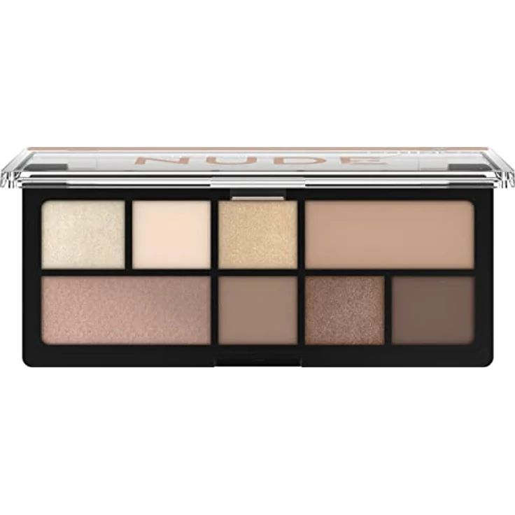 Catrice The Pure Nude Eyeshadow Palette, Lidschatten, Nude, 8 Nude-Töne, schimmernd, metallisch, matt, vegan, ohne Mikroplastikpartikel, Nanopartikel frei, ohne Parfüm, 1er Pack (9g) – Bild 2