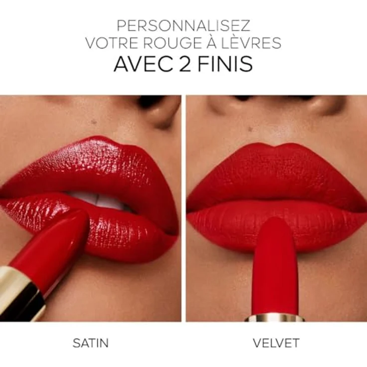 GUERLAIN Rouge G Velvet Lippenstift, ultra-pflegende Samtformel, 3,5 g, satinierter und samtig-matter Finish – Bild 3