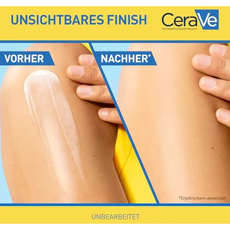 CeraVe Sonnenschutz Körper Lotion mit 24h Feuchtigkeit, SPF 30, 177 ml – Bild 4