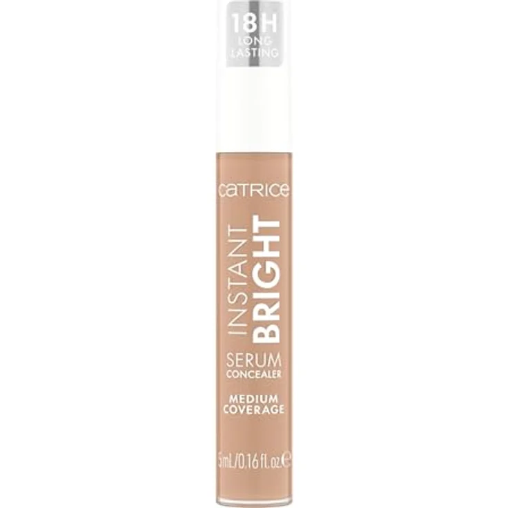 Catrice Instant Bright Serum Concealer, Nr. 020W, Nude, feuchtigkeitsspendend, langanhaltend, strahlend, für trockene Haut, vegan, ölfrei, ohne Konservierungsstoffe, ohne Parabene, 1er Pack (5ml) – Bild 2
