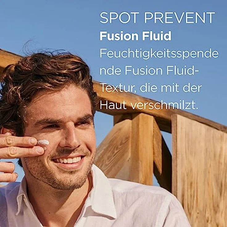 Isdin FotoUltra Spot Prevent LSF 50+, Fusion Fluid Textur, sehr hoher Schutz, Verhindert Pigmentflecken, 50 ml – Bild 5