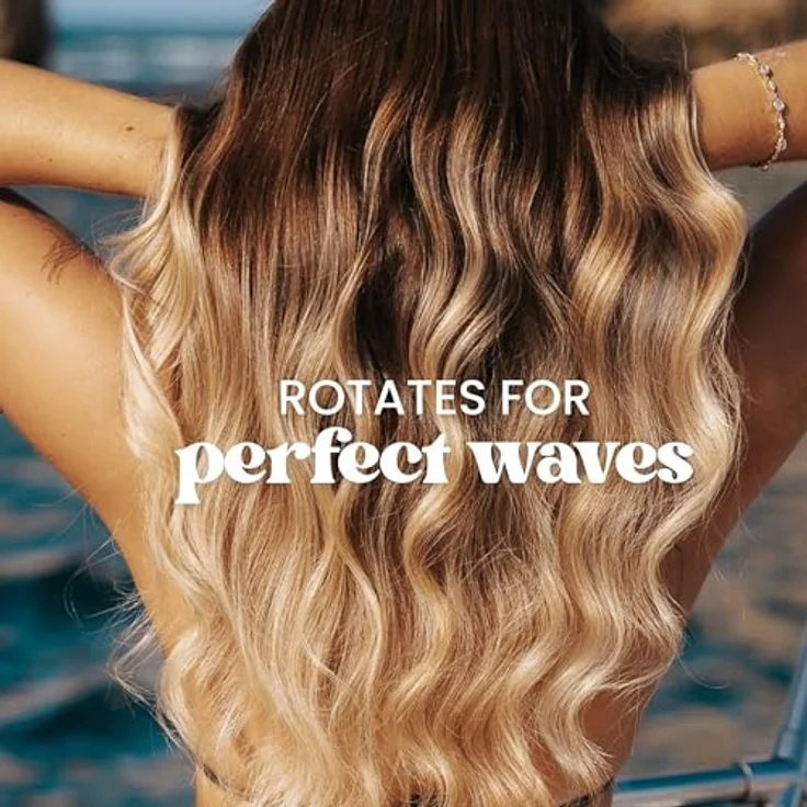 Beachwaver B Series B1 Neon Desert, Lockenstab mit Keramikzylinder, 3 einstellbaren Wärmestufen, doppelter Drehrichtung, 25,4 mm für sanfte Locken aller Haartypen – Bild 2