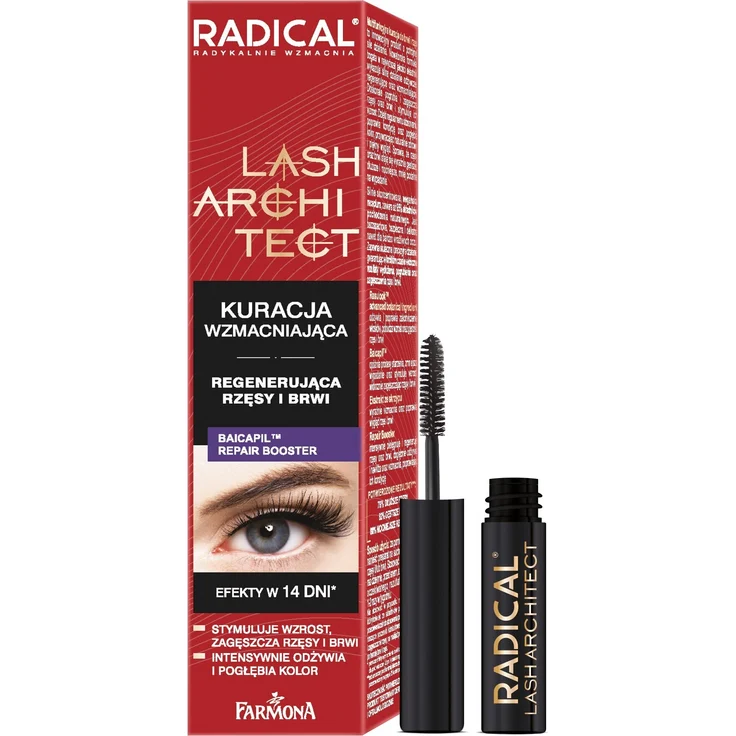 Farmona Radical Lash Architect Strengthening, regenerierende Wimpern- und Augenbrauenbehandlung, 5ml, vegan