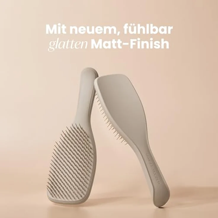 Tangle Teezer Ultimate Detangler, Entwirrungsbürste für nasses und trockenes Haar, zweistufige Borsten, Bimssteingrau, matte Oberfläche – Bild 4