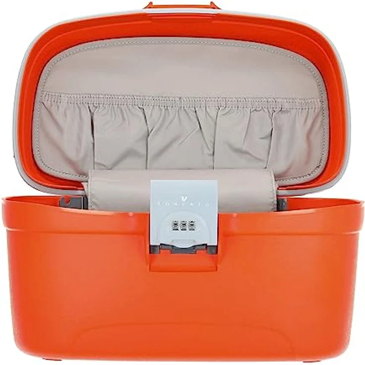 Roncato Necessaire Light Beautycase 36 cm Braun (13 l) - Mit viel Stauraum, Innentaschen, Behälter mit Spiegel – Bild 2