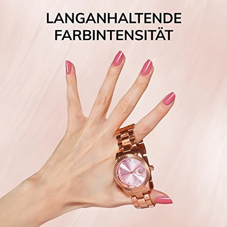 Manhattan Super Gel Nagellack – Gel Maniküre Effekt ganz ohne UV Licht – Roséfarbener Nail Polish mit bis zu 14 Tagen Halt – Farbe Pretty Rose 285 – 1 x 12ml – Bild 3