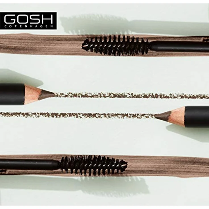 Gosh Copenhagen Eye Brow Pencil 01 Brown, Augenbrauenstift in pudriger Textur für volle und optimal geformte Brauen, 1,2 g – Bild 4