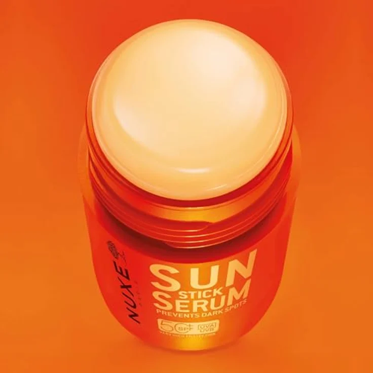Nuxe Sun Stick Serum SPF50+, Sonnenschutz für Damen, 25 ml, mit Anti-Aging-Zellschutz und unsichtbarem Finish – Bild 3