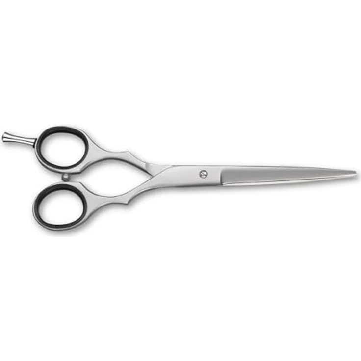 Victorinox Coiffeurschere, Friseurschere, 15 cm, Extra scharf, rostfreie Stahlklingen, mit Fingerstütze, Silber – Bild 2